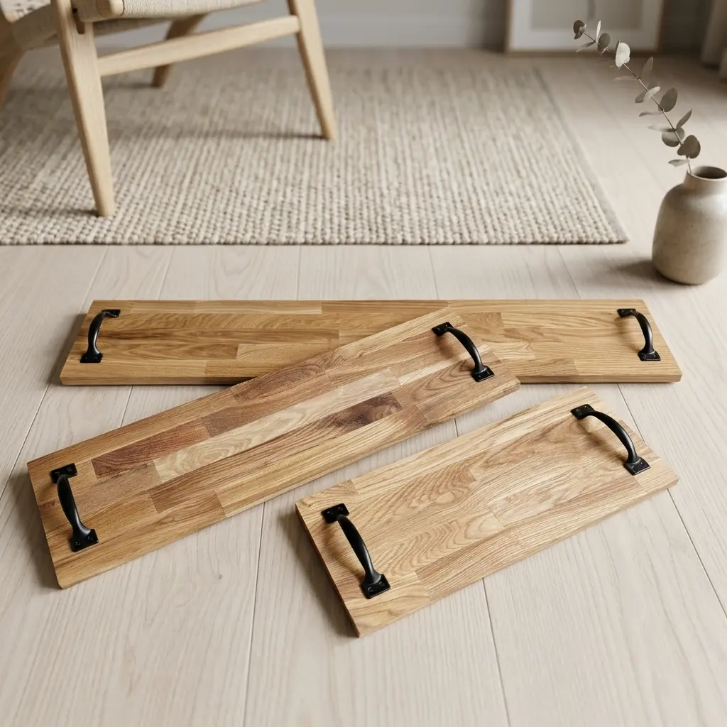 Serveringsbrett i eik - 50cm