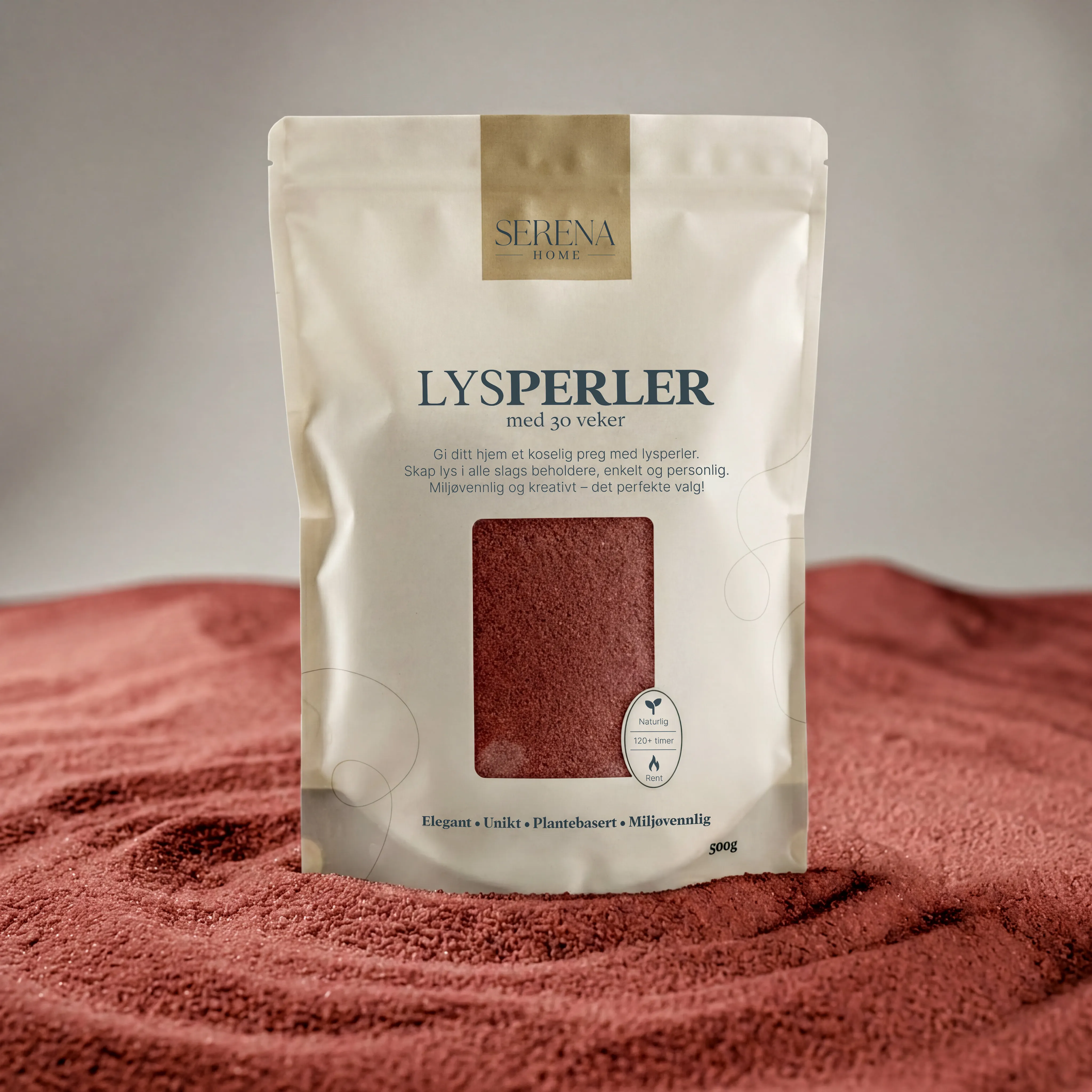Lysperler - Brun - Uten duft